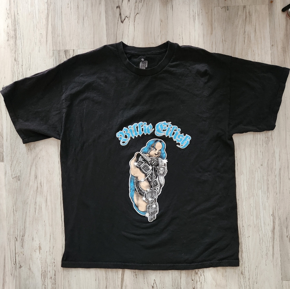 Billie Eilish Tee Shirt 2019 Mens Size XL Black